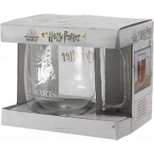Caneca Vidro Duplo - Harry Potter