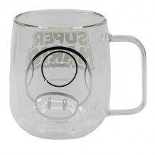 Caneca Vidro Duplo - Super Mario