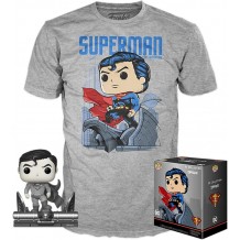 T-shirt + Funko Pop DC Comics: Superman (Bobble Head)