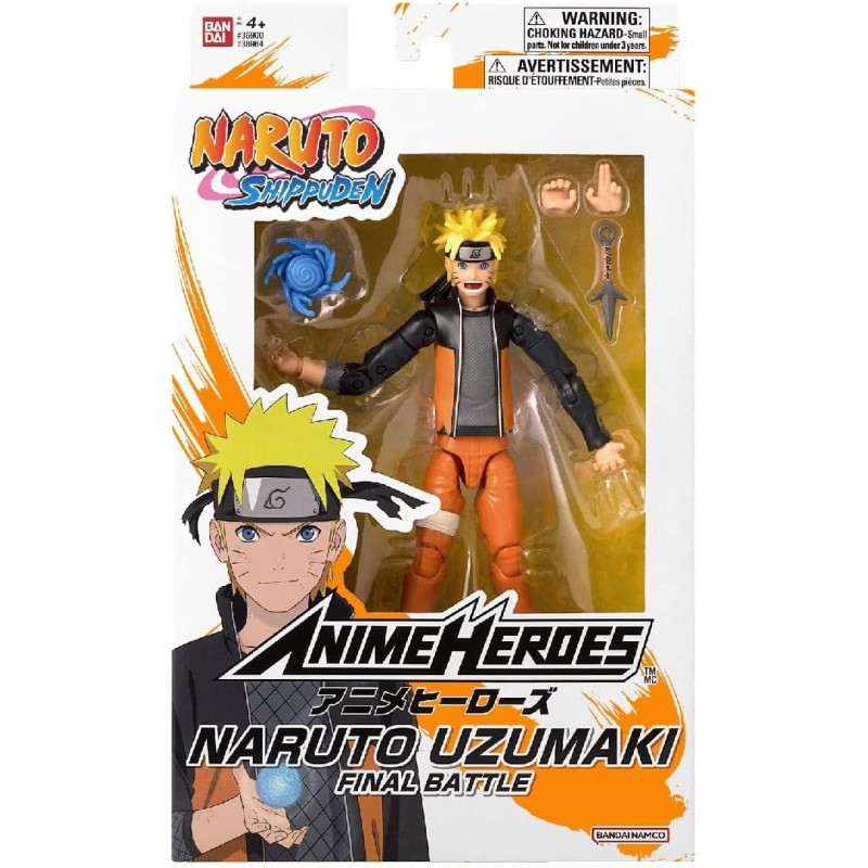 Boneco Naruto Shippuden Anime Heroes Gaara Bandai