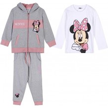 Conjunto Infantil Fato Treino + T-shirt - Disney: Minnie