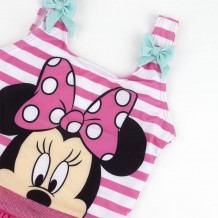 Fato de Banho Infantil com Saia de Tule - Disney: Minnie