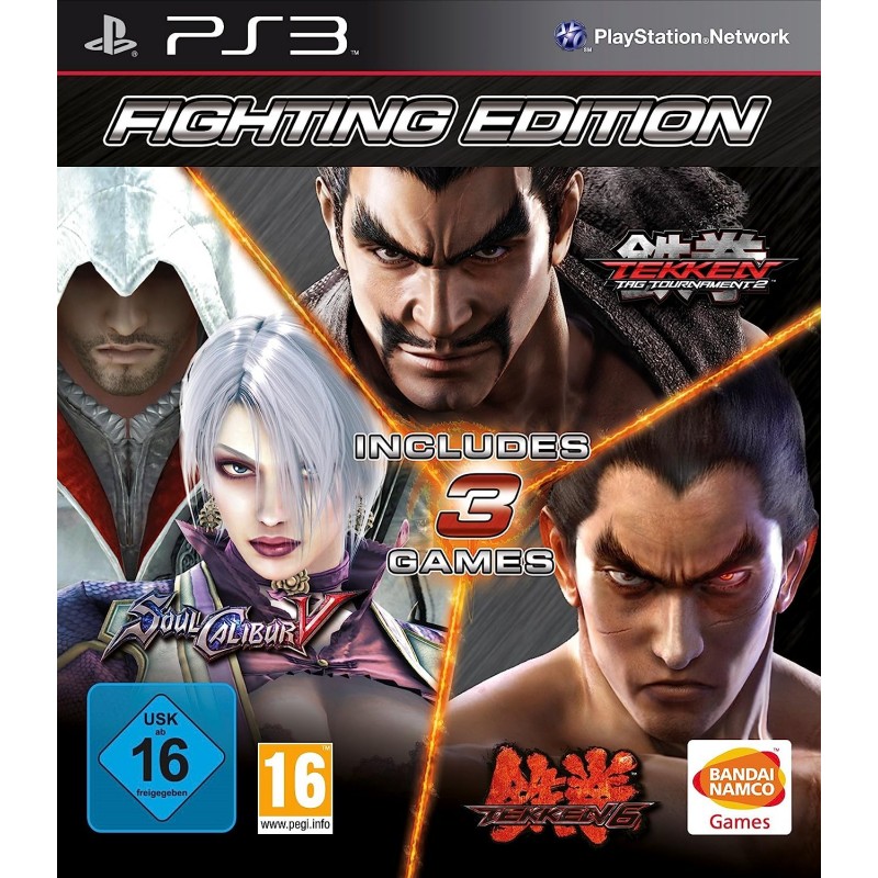 Fighting Edition: Tekken 6 + Tekken Tag Tournament + Soul Calibur V