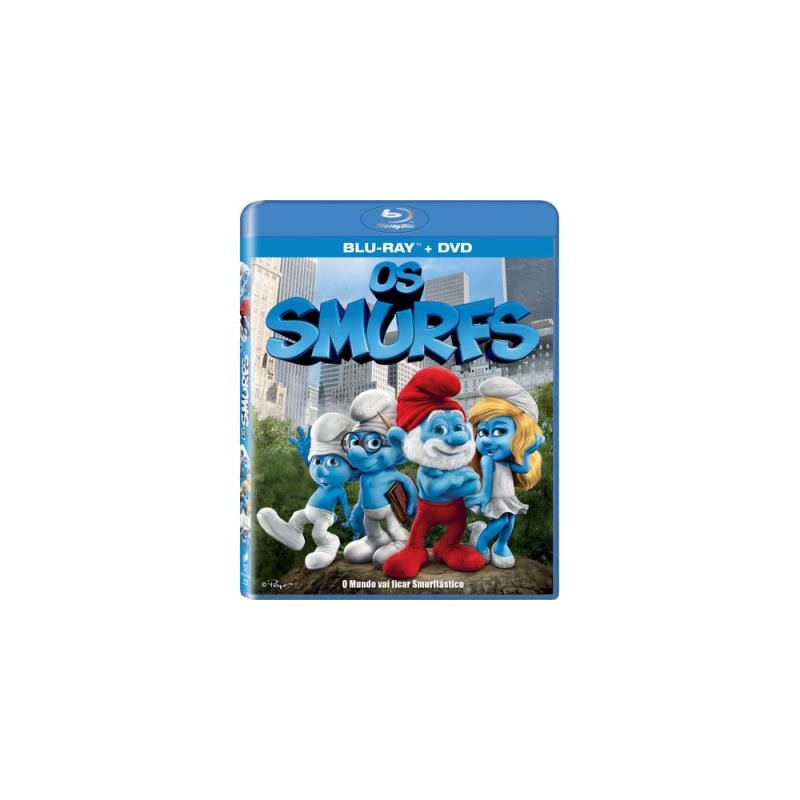 Filme Blu-Ray + DVD - Os Smurfs