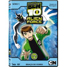 Filme DVD - Ben 10 Alien Force: 1ª Temporada Vol. 3 – Braço de Ferro