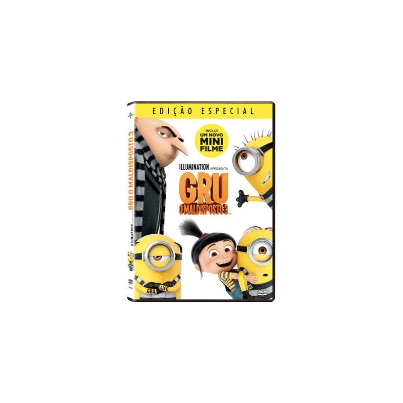 Filme DVD - Gru: O Maldisposto 3 Filme DVD - Gru: O Maldisposto 3