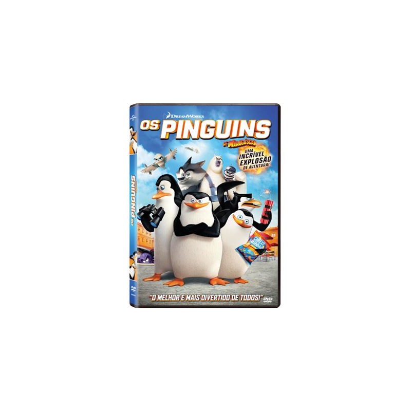 Filme DVD - Os Pinguins de Madagáscar Filme DVD - Os Pinguins de Madagáscar