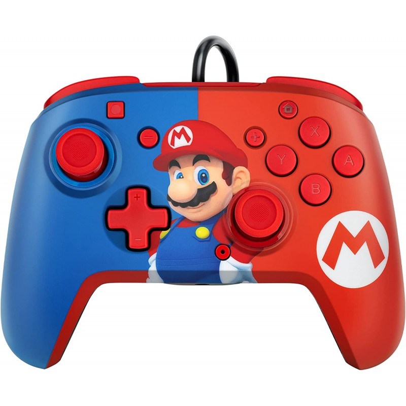 Comando PDP Faceoff Deluxe+ Mario (Nintendo Switch) Comando PDP Faceoff Deluxe+ Mario (Nintendo Switch)