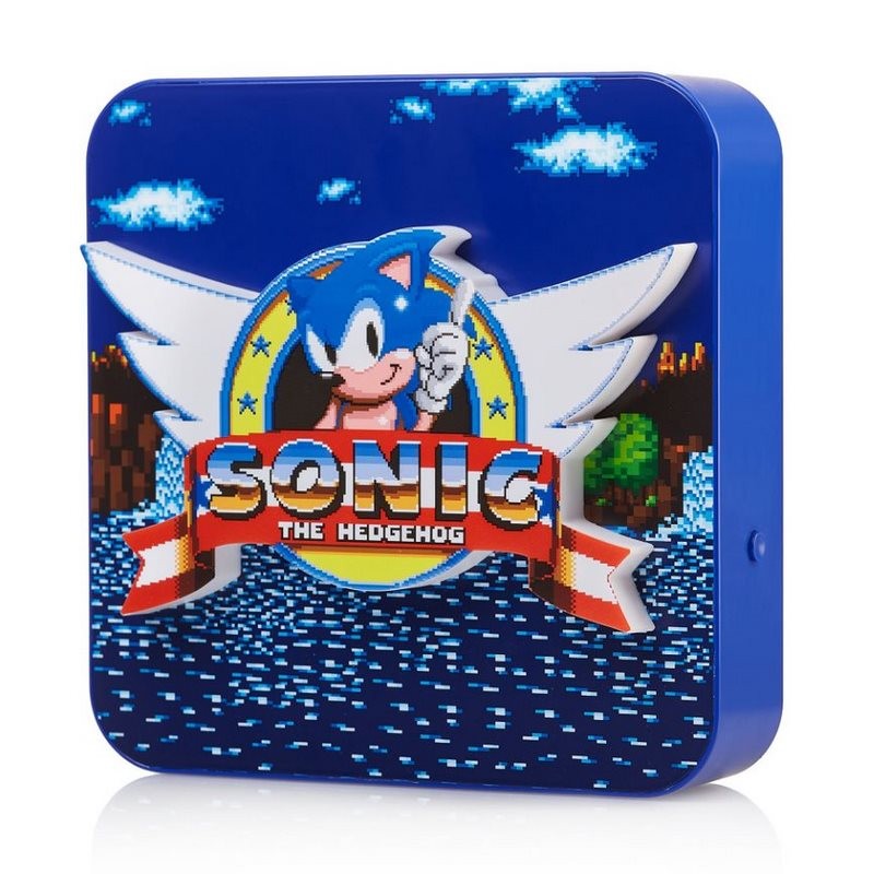Candeeiro 3D Sonic The Hedgehog Candeeiro 3D Sonic The Hedgehog