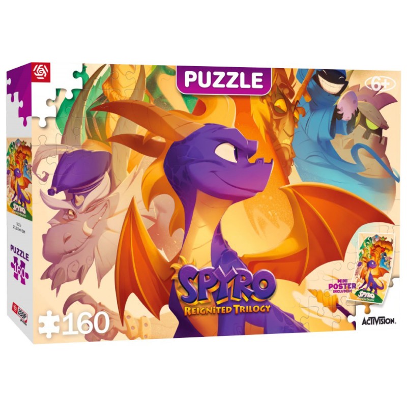 Puzzle Kids Good Loot - Spyro: Reignited Trilogy (160 Peças)