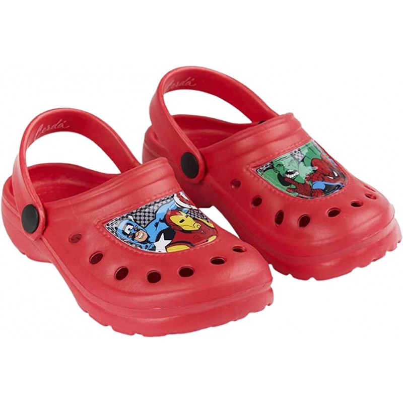 Crocs Infantis - Avengers Vermelhos Crocs Infantis - Avengers Vermelhos