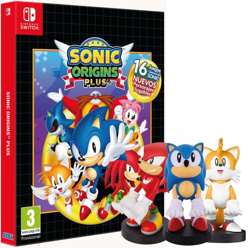 Bundle Sonic Origins Plus Nintendo Switch (Jogo + Cable Guy)