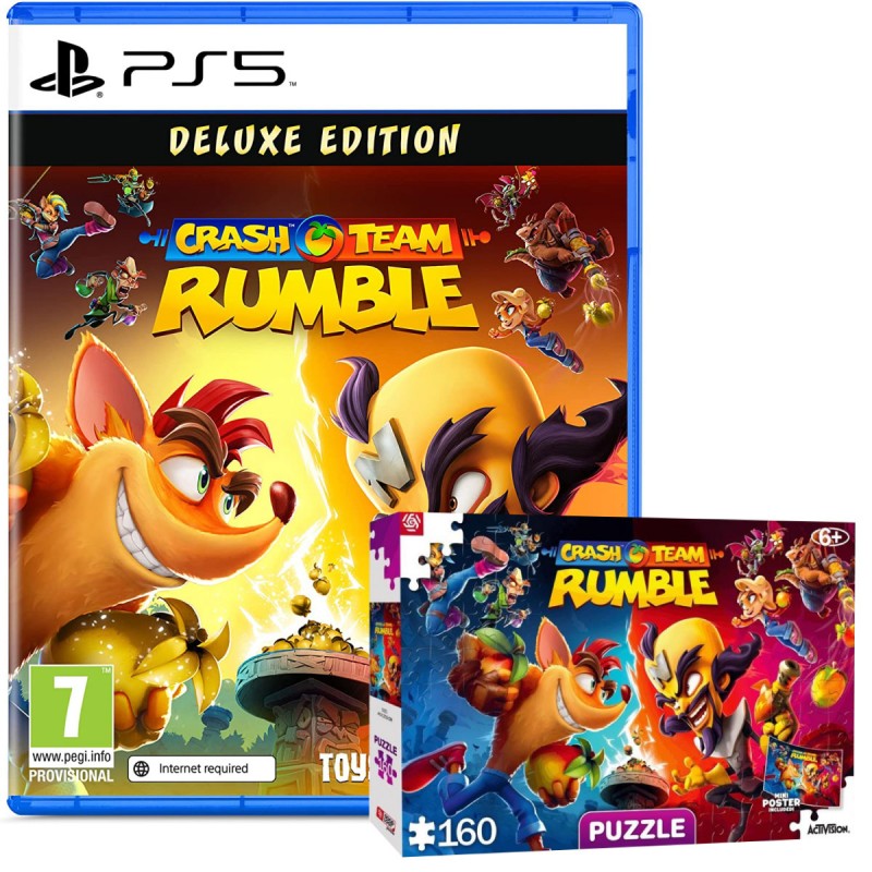 Bundle Crash Team Rumble - Deluxe Edition PS5 (Jogo + Puzzle)