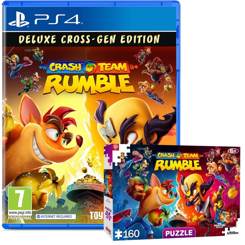 Bundle Crash Team Rumble - Deluxe Edition PS4 (Jogo + Puzzle)