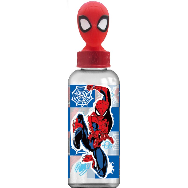 Garrafa Tampa 3D 560ML - Spiderman Midnight Flyer Garrafa Tampa 3D 560ML - Spiderman Midnight Flyer