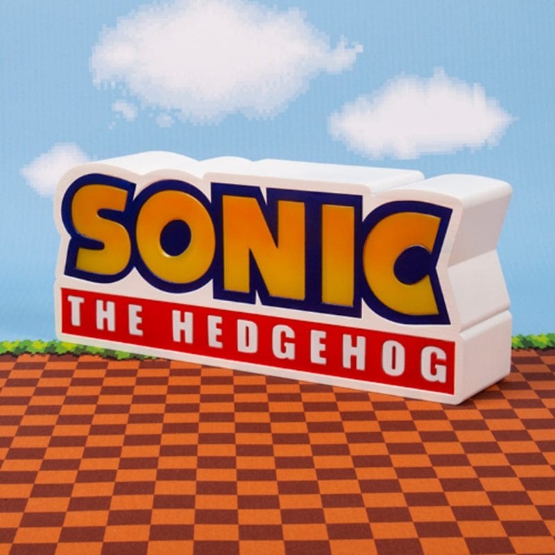 Candeeiro Logo Light - Sonic the Hedgehog Official Candeeiro Logo Light - Sonic the Hedgehog Official
