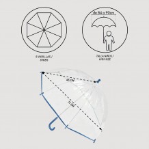 Guarda-Chuva Infantil - Harry Potter: Hogwarts