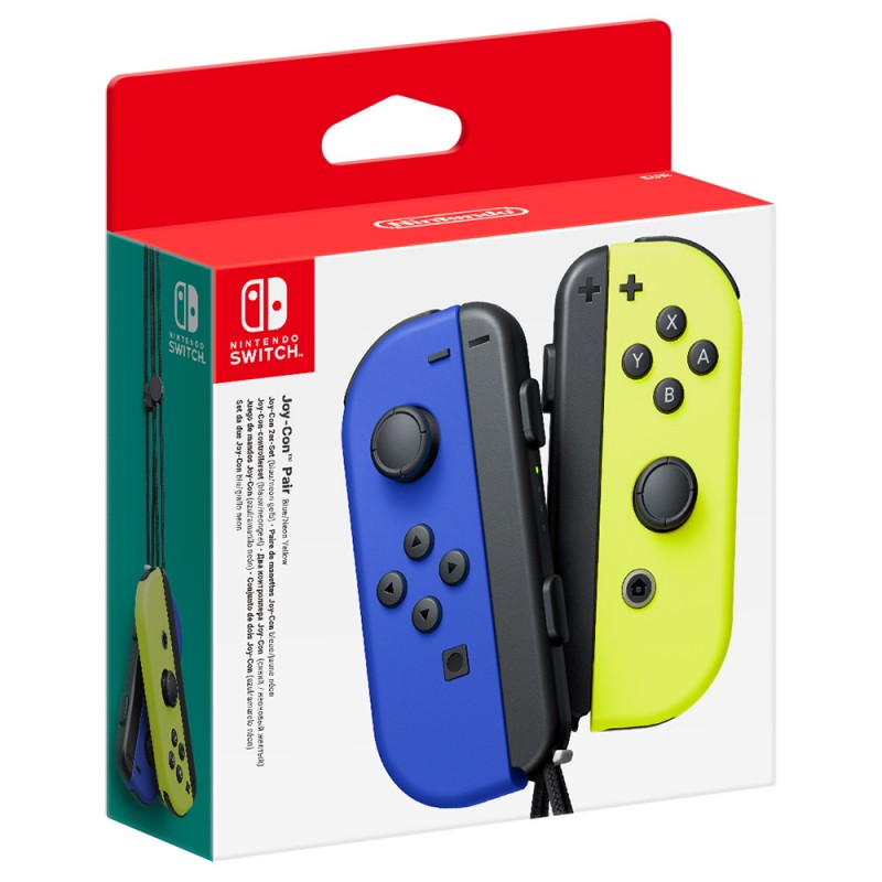 Conjunto Comandos Joy Con Nintendo Switch - Azul & Amarelo 