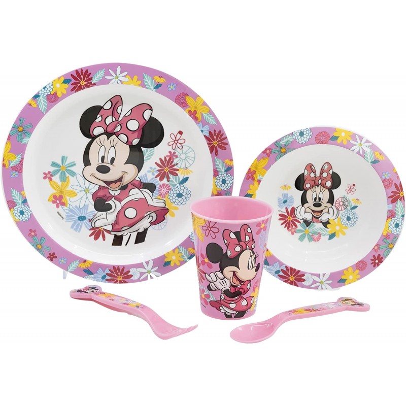 Conjunto Louça Infantil - Minnie Mouse: Spring Look Conjunto Louça Infantil - Minnie Mouse: Spring Look