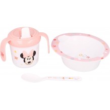 Conjunto Louça Bebé - Disney Baby: Minnie Mouse