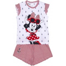 Pijama Curto Infantil - Minnie (6-36 meses)