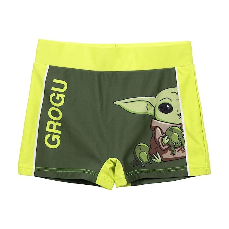 Boxer Banho Infantil - The Mandalorian: Grogu (6-12 anos)