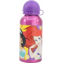 Garrafa Aluminio  Pequena 400ML - Princesas Disney