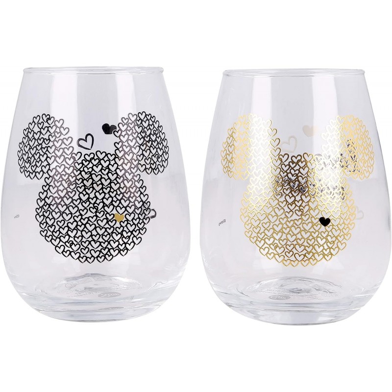 Conjunto 2 Copos de Cristal - Mickey Conjunto 2 Copos de Cristal - Mickey