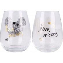 Conjunto 2 Copos de Cristal - Mickey