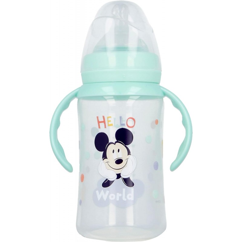Biberão Silicone com Pegas 360 ML - Disney Baby: Mickey (3 posições) Biberão Silicone com Pegas 360 ML - Disney Baby: Mickey (3 posições)