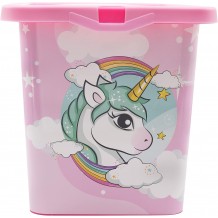 Caixa Click 7 Litros - Unicorn Rainbow