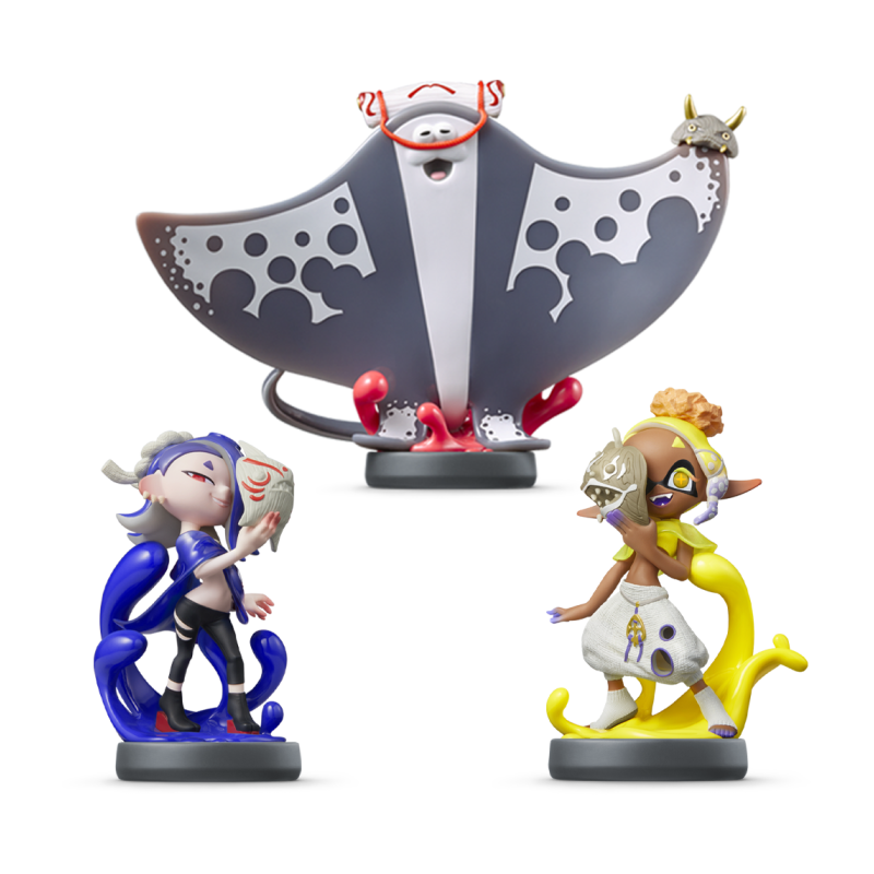 Amiibo Splatoon Collection - Deep Cut Set (Shiver, Frye & Big Man) Amiibo Splatoon Collection - Deep Cut Set (Shiver, Frye & Big Man)