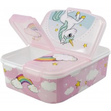 Lancheira Multi Compartimentos - Unicorn Rainbow