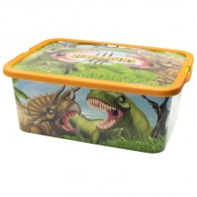 Caixa Click 13 Litros - Dinosaurs