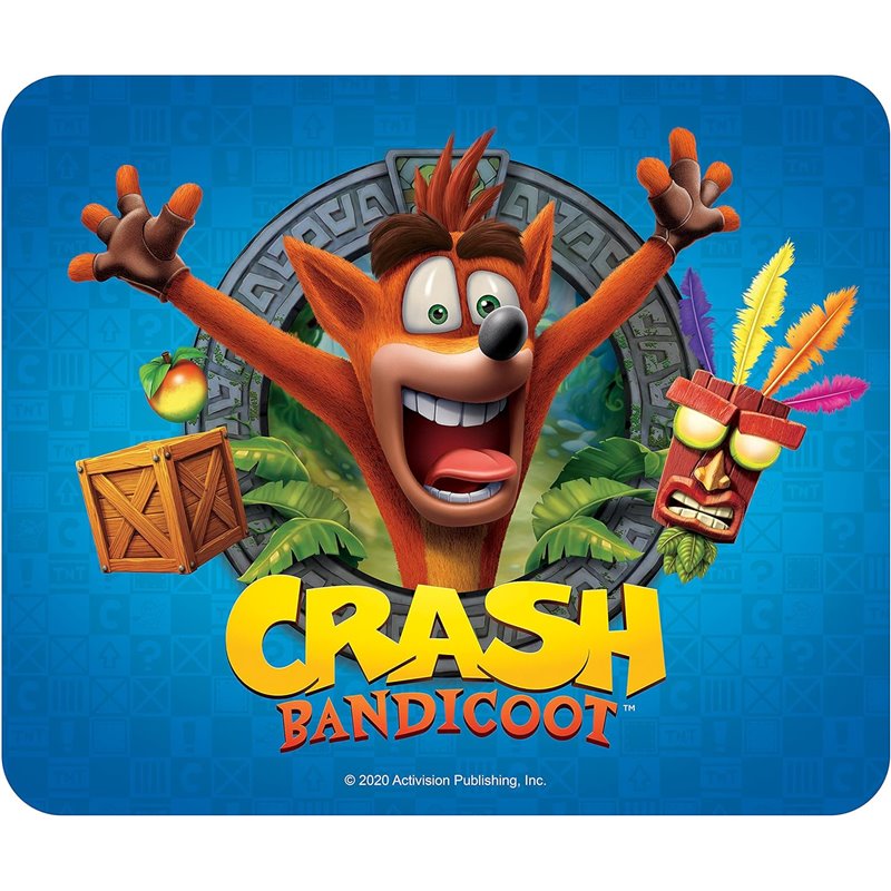 Tapete de Rato Flexível - Crash Bandicoot