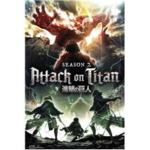 Poster Maxi - Attack on Titan: S02 Key Art