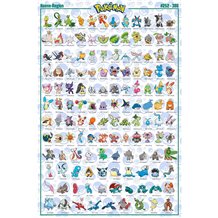 Poster Maxi - Pokémon: Sinnoh Pokédex