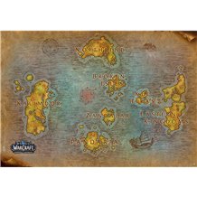 Poster Maxi - World of Warcraft: Battle of Azeroth Map