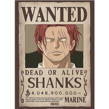 Poster Chibi - One Piece: Shanks Wanted Poster