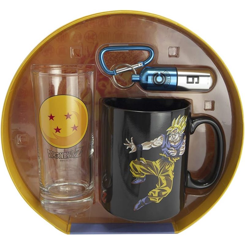 Gift Set - Dragon Ball Z: Copo + Caneca + Porta-Chaves Gift Set - Dragon Ball Z: Copo + Caneca + Porta-Chaves