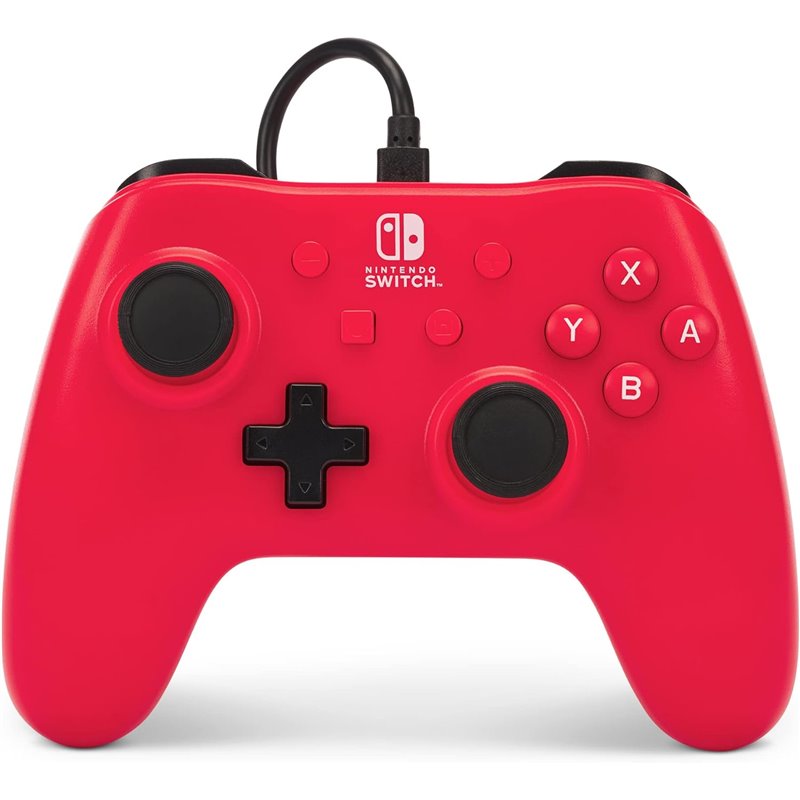 Comando Nintendo Switch - PowerA Wired Raspberry Red