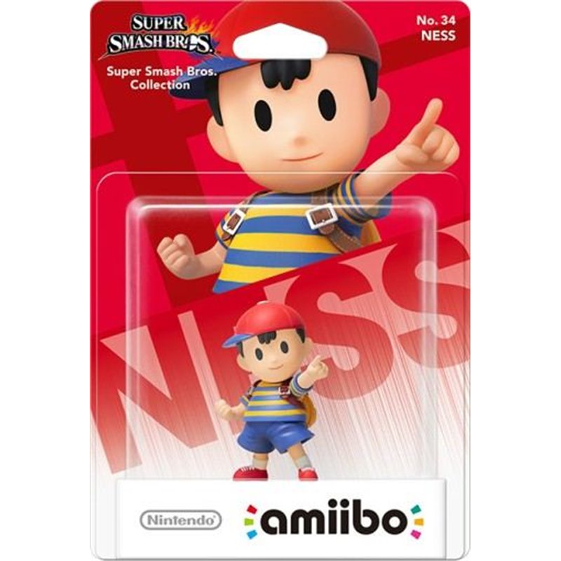 Amiibo Super Smash Bros. Collection - Ness No.34 Amiibo Super Smash Bros. Collection - Ness No.34
