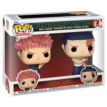 Funko Pop! 2-Pack Animation: Jujutsu Kaisen - Yuji Itadori & Aoi Todo Vinyl Figures