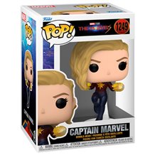 Funko Pop! The Marvels - Captain Marvel 1249 Bobble-Head Vinyl Figure