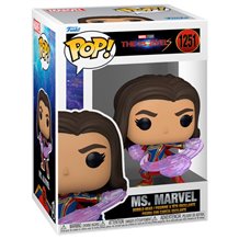 Funko Pop! The Marvels - Ms Marvel 1251 Bobble-Head Vinyl Figure