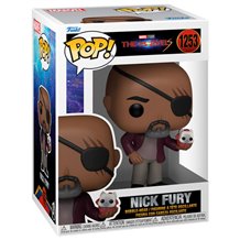 Funko Pop! The Marvels - Nick Fury 1253 Bobble-Head Vinyl Figure