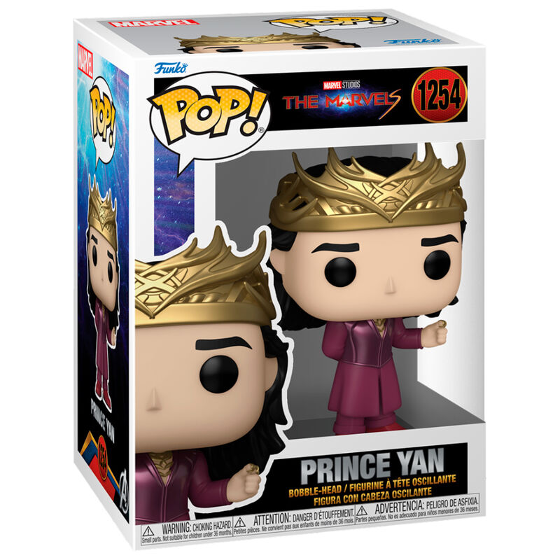 Funko Pop! The Marvels - Prince Yan 1254 Bobble-Head Vinyl Figure