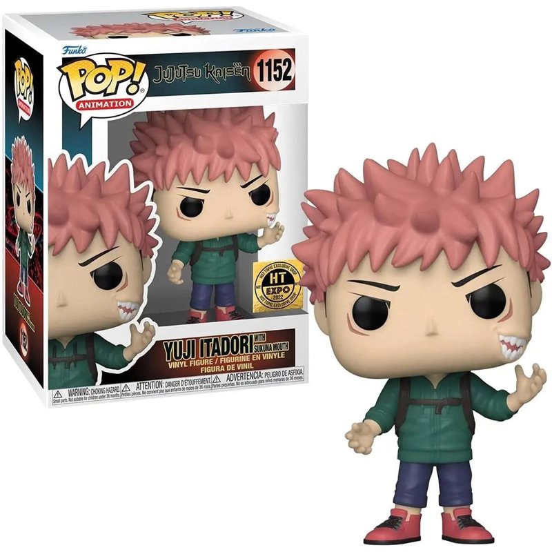 Funko Pop! Animation Jujutsu Kaisen S1 - Yuji Itadori with Sukana Mouth (Special Edition) 1152 Vinyl Figure
