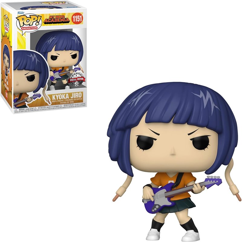 Funko Pop! Animation: My Hero Academia S9 - Kyoka Jiro (with Guitar) (Special Edition) 1151 Vinyl Figure Funko Pop! Animation: My Hero Academia S9 - Kyoka Jiro (with Guitar) (Special Edition) 1151 Vinyl Figure