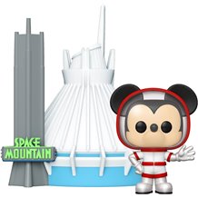 Funko Pop! Town: Walt Disney World 50 - Space Mountain and Mickey Mouse (Amazon Exclusive) 28 Vinyl Figures